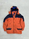 Vintage Synergy Sport Performance Ski Jacket Orange Hooded Winter Coat Men. Fixed Price $40.00.
