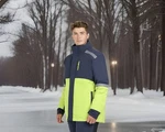 Ski-doo Mens Vasa Snowmobile Jacket Snocross Flotation Assistance Green Xl 41370. Fixed Price $232.99.