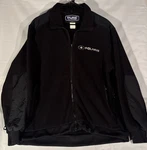 Pure Polaris Snowmobile Men's Mid Layer Fleece Jacket Black Full Zip Warm. Fixed Price $25.95.