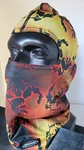 Nwt Schampa Stretch Balaclava Polyester/spandex Blend Flaming Skull BLCLV003-71. Fixed Price $14.95.