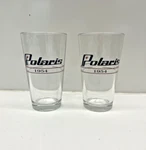 Nos Vintage 1954 Polaris Pint Glass Set (of 2) 2866265. Fixed Price $50.00.