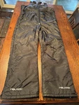Polaris Snowmobile Bibs Mens Medium Black Insulated Zip/snap Made Usa Vintage. Fixed Price $39.78.