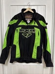 Fxr Mens Small X-cross Snowmobile Racing Jacket Neon Green. Fixed Price $87.27.