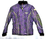 Castle Woman Snowmobile Winter Jacket Charm Purple And Neon Green Size Xs.. Fixed Price $49.95.