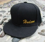 Personalised Adult Flat Peak Custom Name Initial Embroidered Snapback Hat Cap. Fixed Price $14.25.