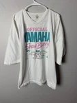 Vintage Yamaha Bunny 1989 Women's Xl White 80S Shirt Snowmobile Ski. Fixed Price $20.00.