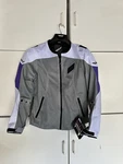 Fly Racing Women Flux Air Mesh Jacket White Purple Large 477-8048L. Fixed Price $76.49.