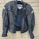 Joe Rocket Atomic Men's Motorcycle Jacket - Black/gray. Fixed Price $75.00.