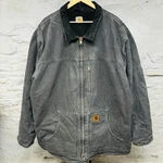 Carhartt Arctic Jacket Gray Sherpa Lined Workwear C61 Gvl Big & Tall 3XLT. Fixed Price $139.95.