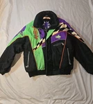 Mens Large Choko Racing Jacket Orange Insulated Waterproof Reflective Xl. Fixed Price $99.99.