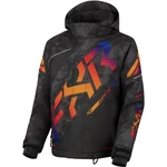 Fxr Youth Cx Insulated Snowmobile Jacket Black Camo/anodized Size 16. Fixed Price $266.19.